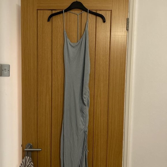 Reformation Womens Blue and Grey Dress - Picture 1 of 5